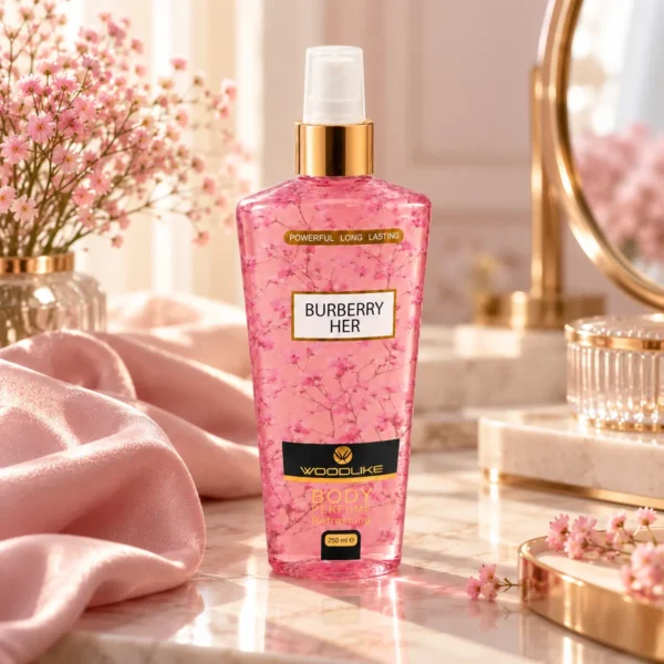 بادی اسپلش وودلایک باربری هر (Burberry Her) زنانه - تصویر ۴