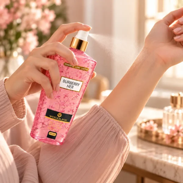 بادی اسپلش وودلایک باربری هر (Burberry Her) زنانه - تصویر ۵