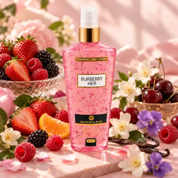بادی اسپلش وودلایک باربری هر (Burberry Her) زنانه - تصویر ۶